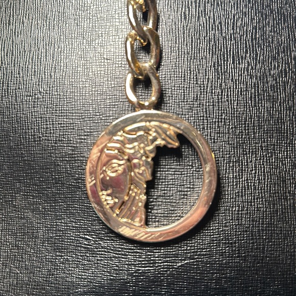 Black Leather Versace Collection Handbag - Picture 2 of 6